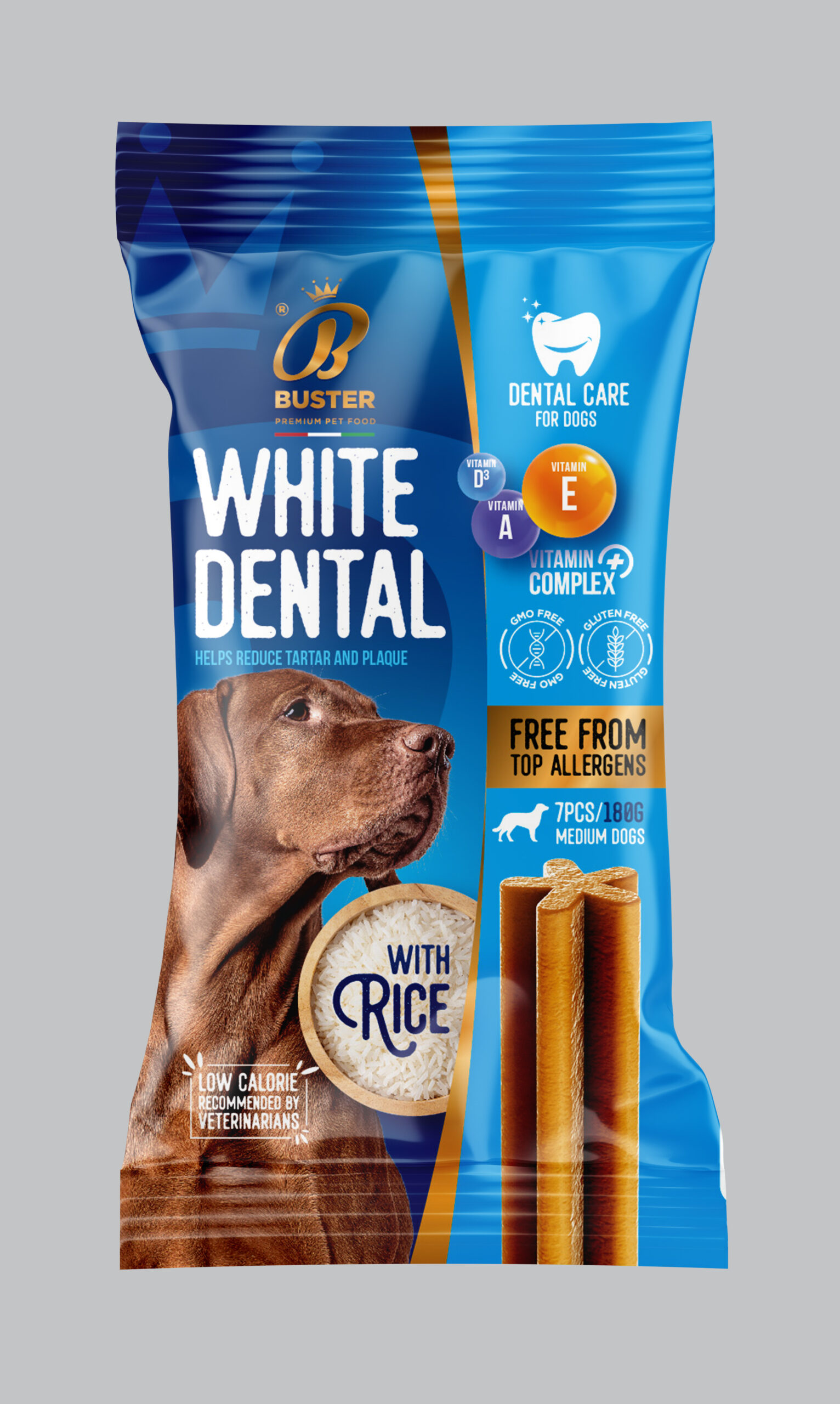 Buster White Dental Sticks 110gr - Дентален стик 110гр - Image 5