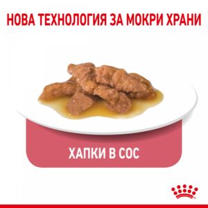 Royal Canin Indoor Sterilised Gravy – Мокра храна пауч със сос за кастрирани котки на закрито 85 г