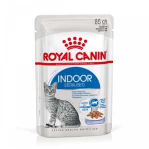 Royal Canin Indoor Sterilised Jelly – Мокра храна пауч за кастрирани котки на закрито 85 г