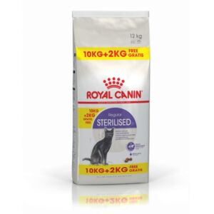 Royal Canin Sterilised 37 – Суха храна за кастрирани котки за контрол на теглото 10+2 кг