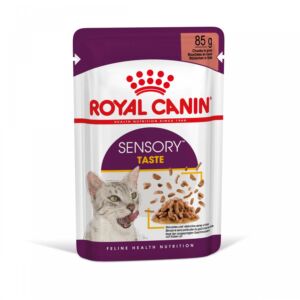 Royal Canin Sensory Taste – Мокра храна пауч с хапки в сос за зрели котки 85 г