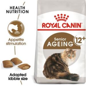 Royal Canin Ageing 12+ – Суха храна за котки над 12 години за здрави бъбреци и апетит