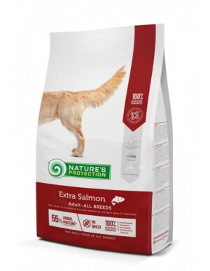 Nature's Protection EXTRA SALMON – За Кучета от Всички Породи със сьомга 2 кг